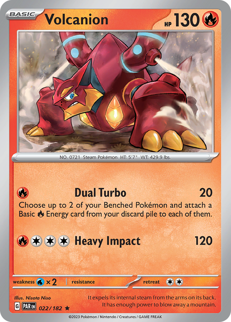 Volcanion (022/182) [Scarlet & Violet: Paradox Rift]