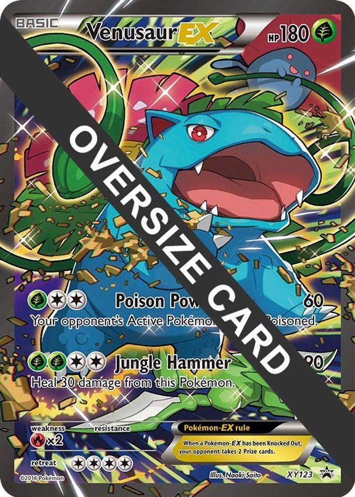 Venusaur EX (XY123) (Jumbo Card) [XY: Black Star Promos]