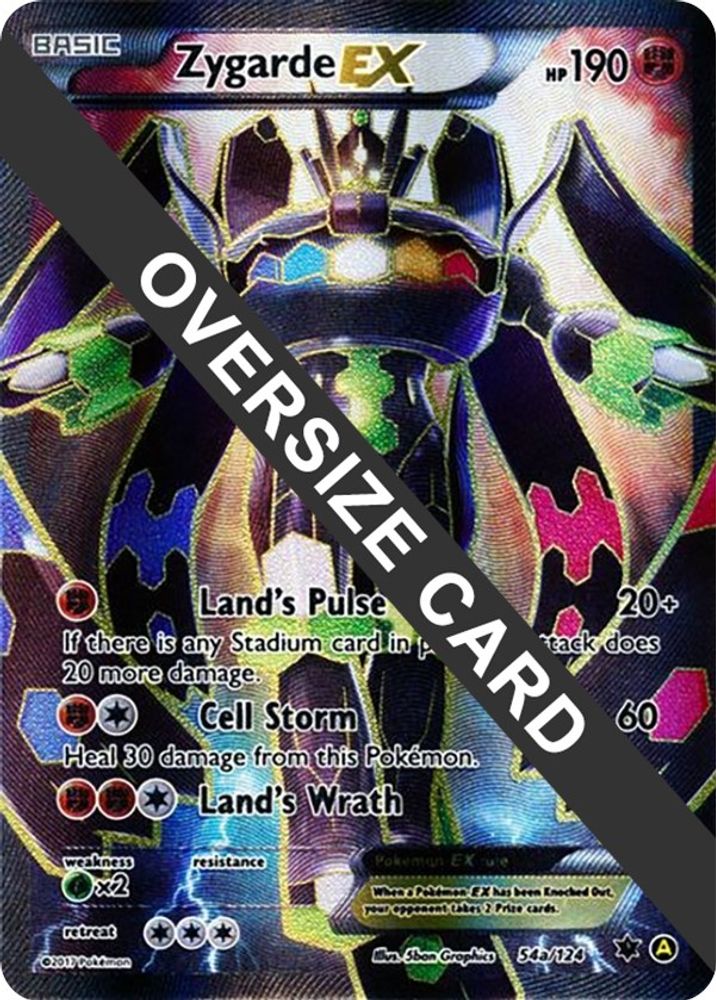 Zygarde EX (54/124) (Jumbo Card) [XY: Fates Collide]