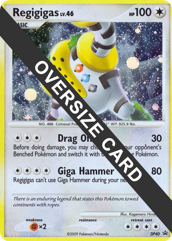 Regigigas (DP40) (Jumbo Card) [Diamond & Pearl: Black Star Promos]