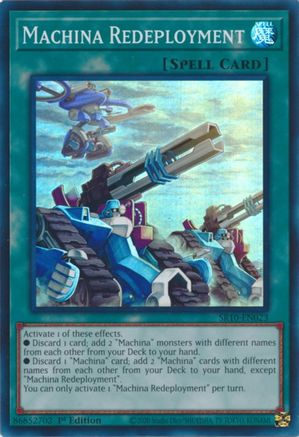 Machina Redeployment [SR10-EN023] Super Rare