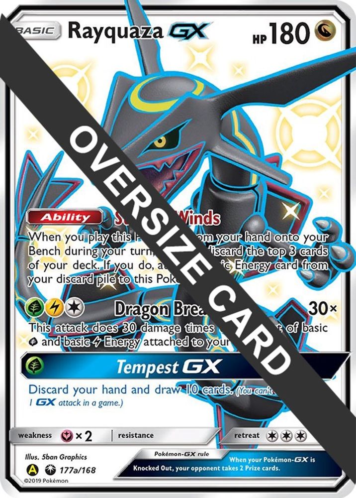 Rayquaza GX (177a/168) (Jumbo Card) [Sun & Moon: Celestial Storm]