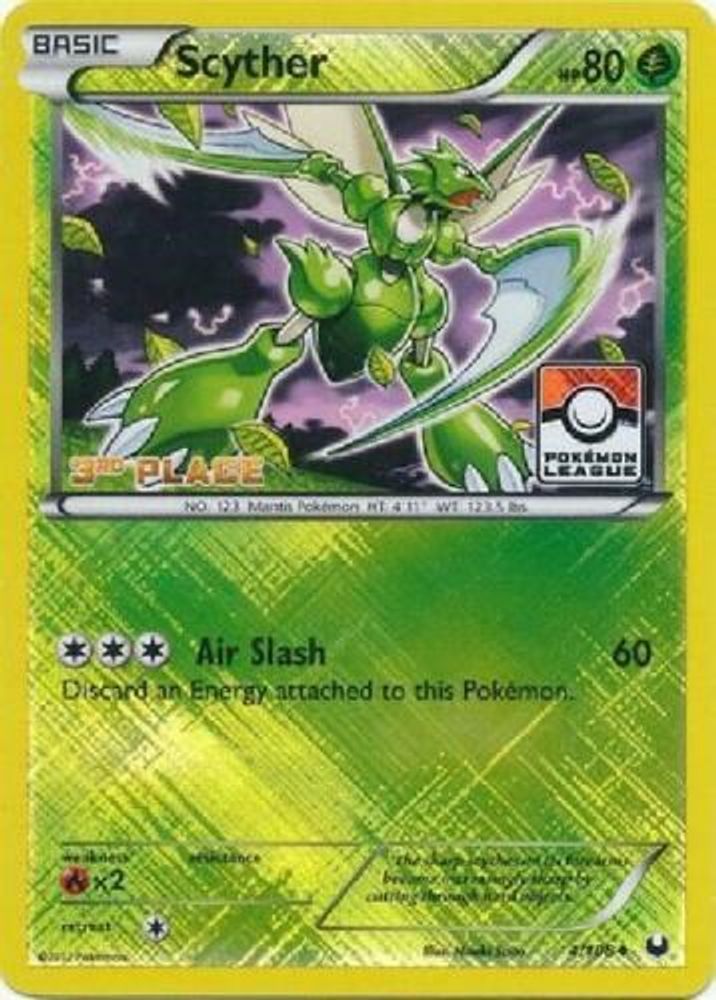 Scyther (4/108) (League Promo 3rd Place) [Black & White: Dark Explorers]