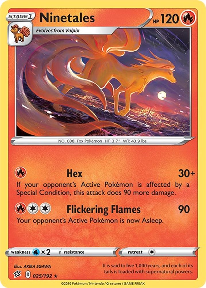 Ninetales (025/192) [Sword & Shield: Rebel Clash]