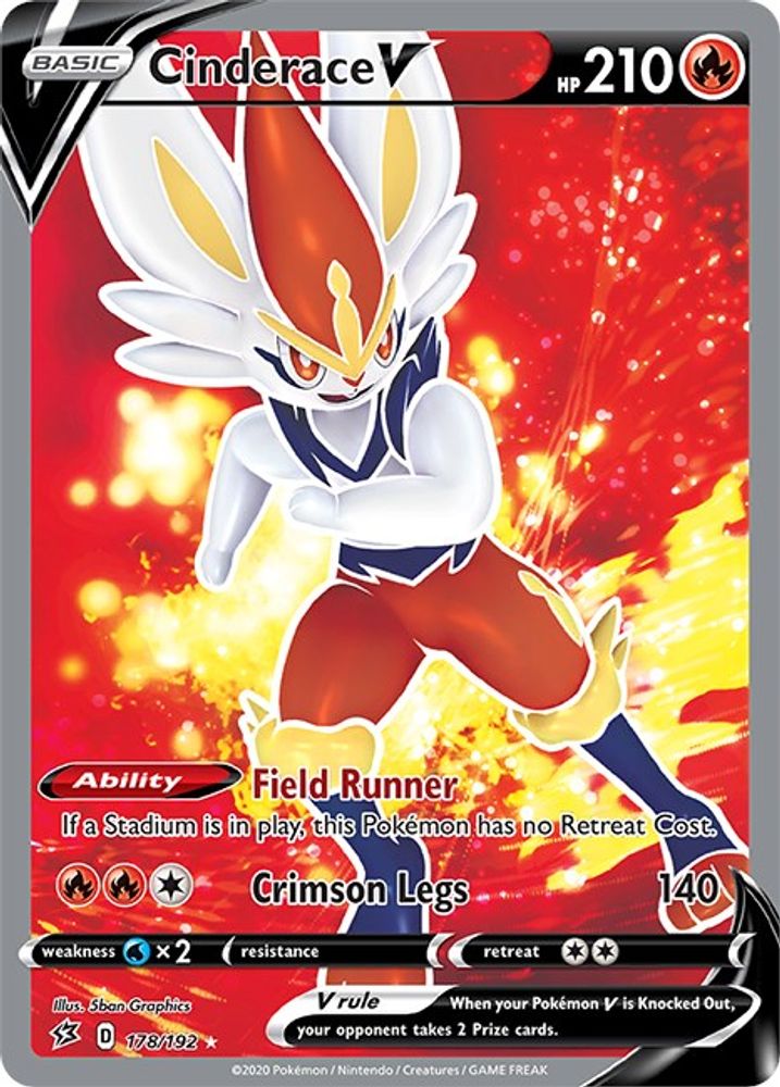Cinderace V (178/192) [Sword & Shield: Rebel Clash]