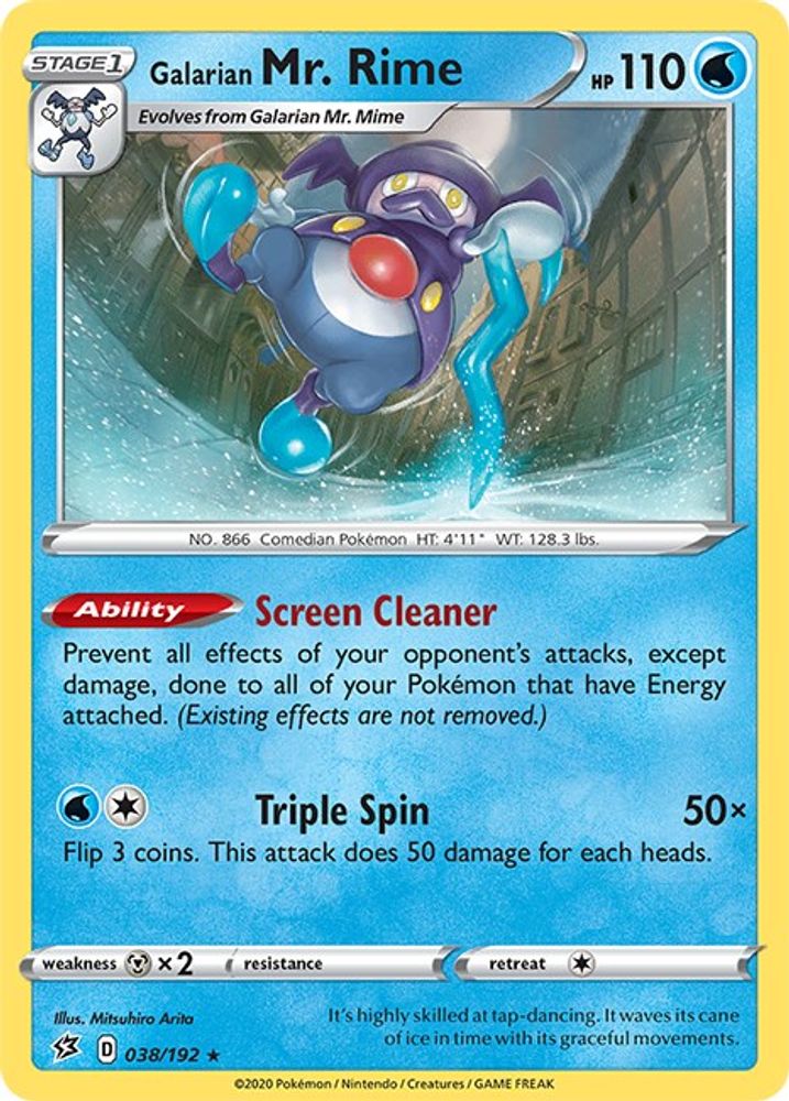 Galarian Mr. Rime (038/192) [Sword & Shield: Rebel Clash]