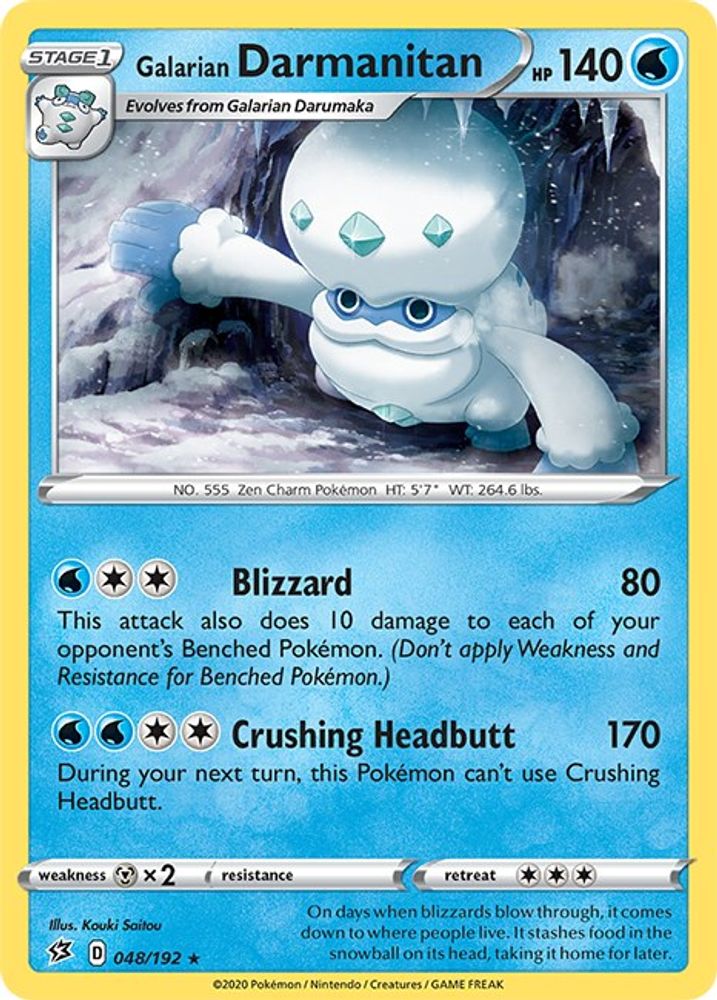 Galarian Darmanitan (048/192) [Sword & Shield: Rebel Clash]
