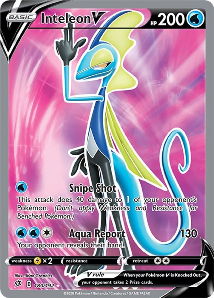Inteleon V (180/192) [Sword & Shield: Rebel Clash]