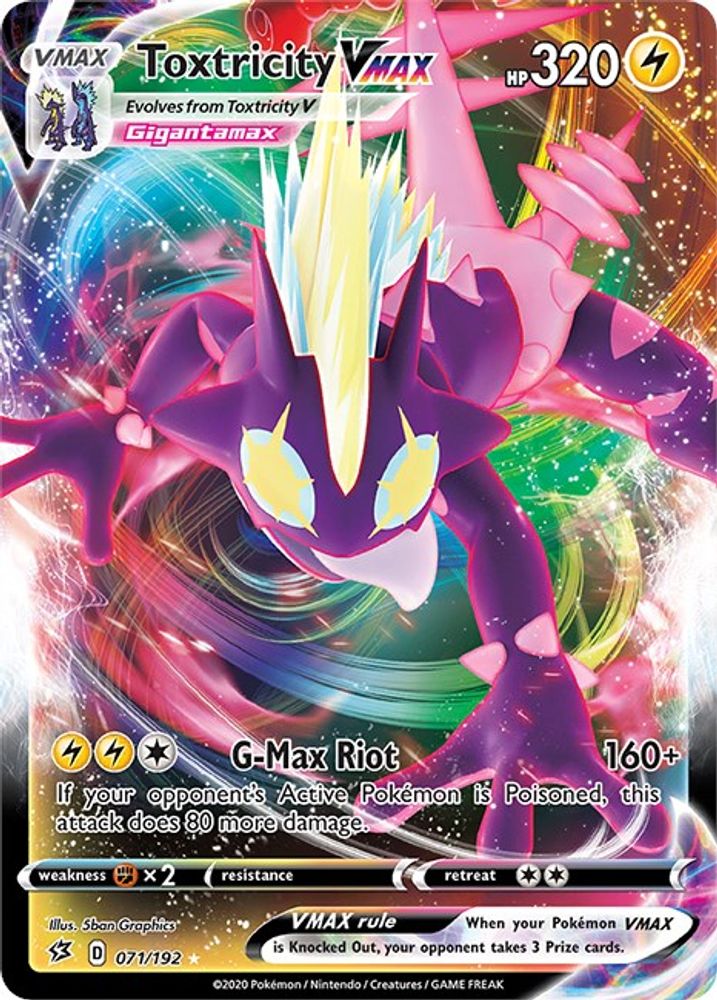 Toxtricity VMAX (071/192) [Sword & Shield: Rebel Clash]