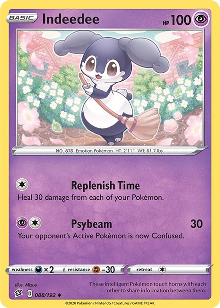 Indeedee (088/192) [Sword & Shield: Rebel Clash]
