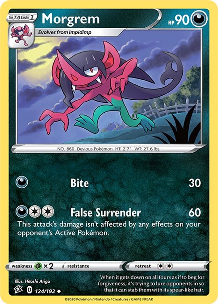 Morgrem (124/192) [Sword & Shield: Rebel Clash]
