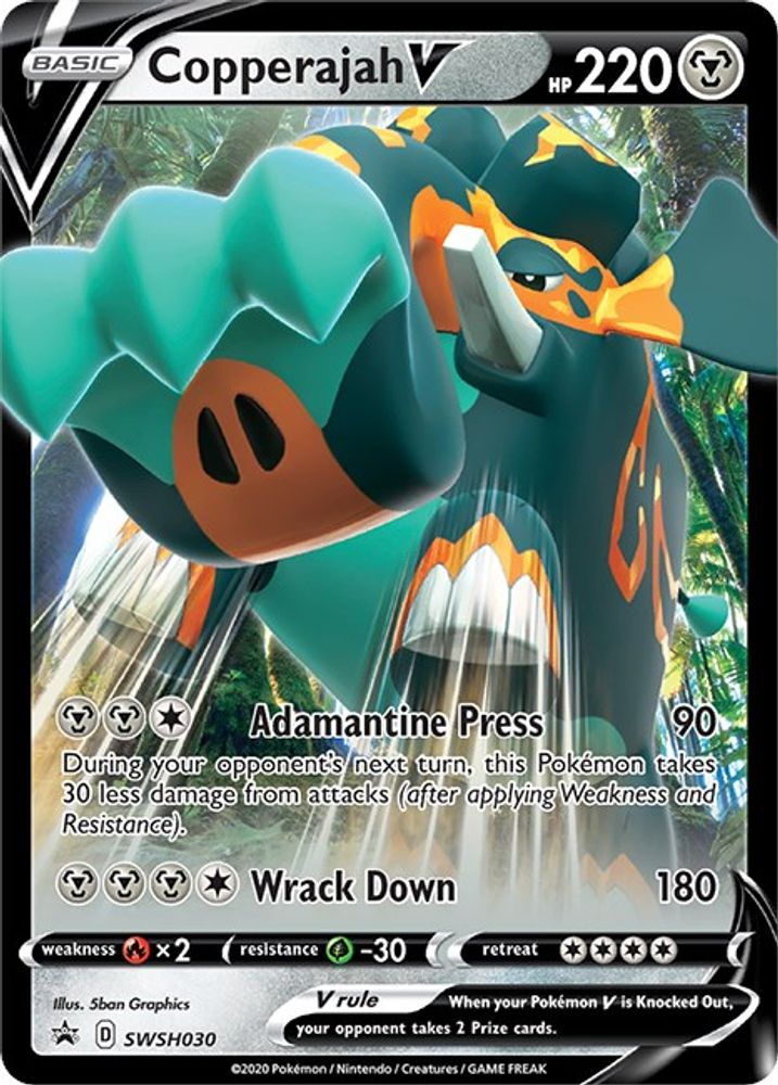 Copperajah V (SWSH030) [Sword & Shield: Black Star Promos]