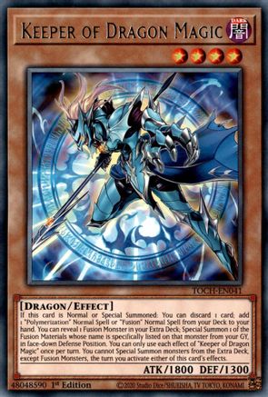 Keeper of Dragon Magic [TOCH-EN041] Rare