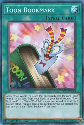 Toon Bookmark [TOCH-EN003] Collector's Rare