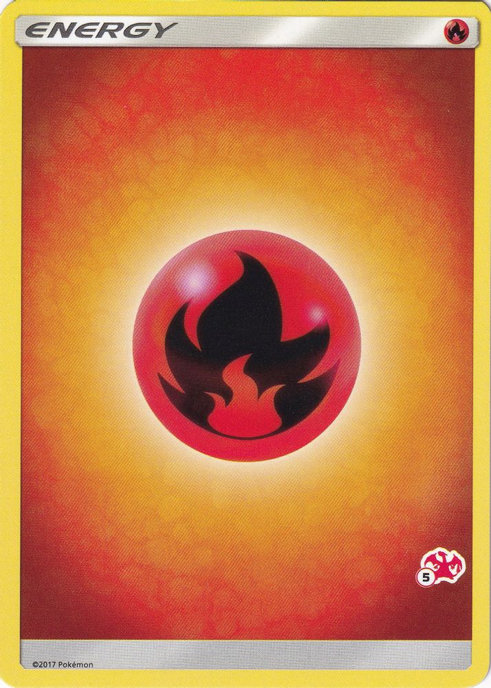 Fire Energy (Charizard Stamp #5) [Battle Academy 2020]