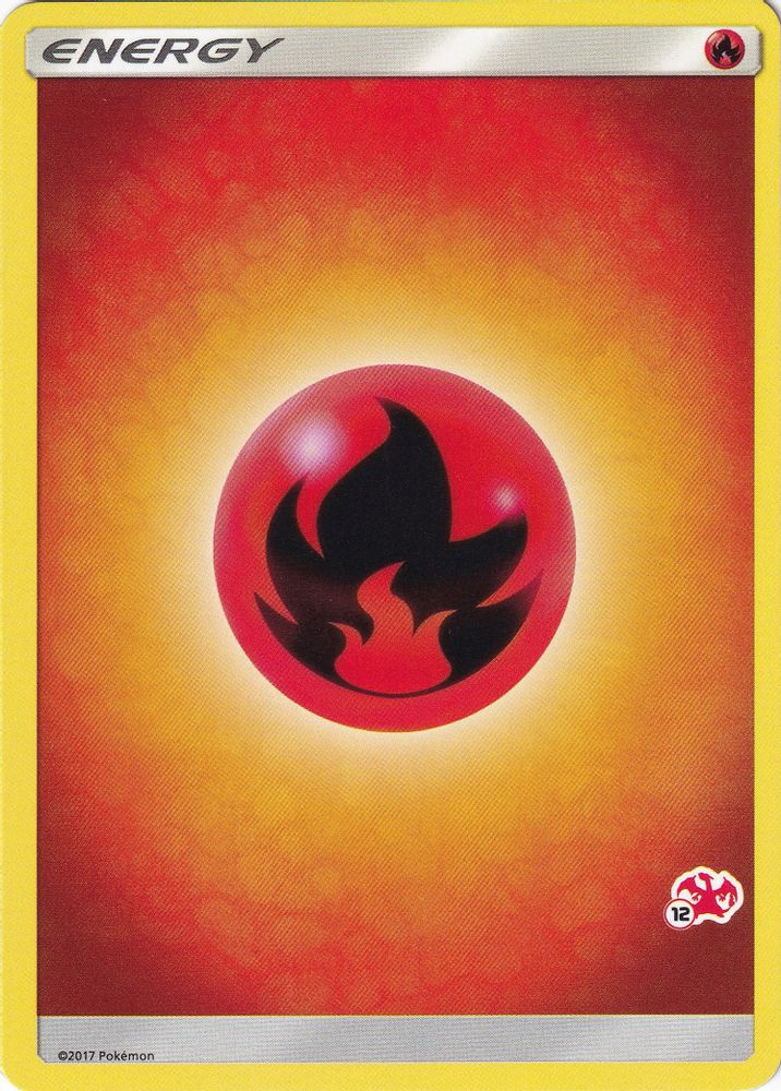 Fire Energy (Charizard Stamp #12) [Battle Academy 2020]