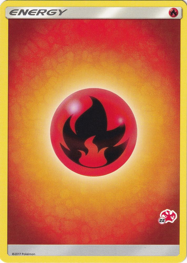 Fire Energy (Charizard Stamp #22) [Battle Academy 2020]