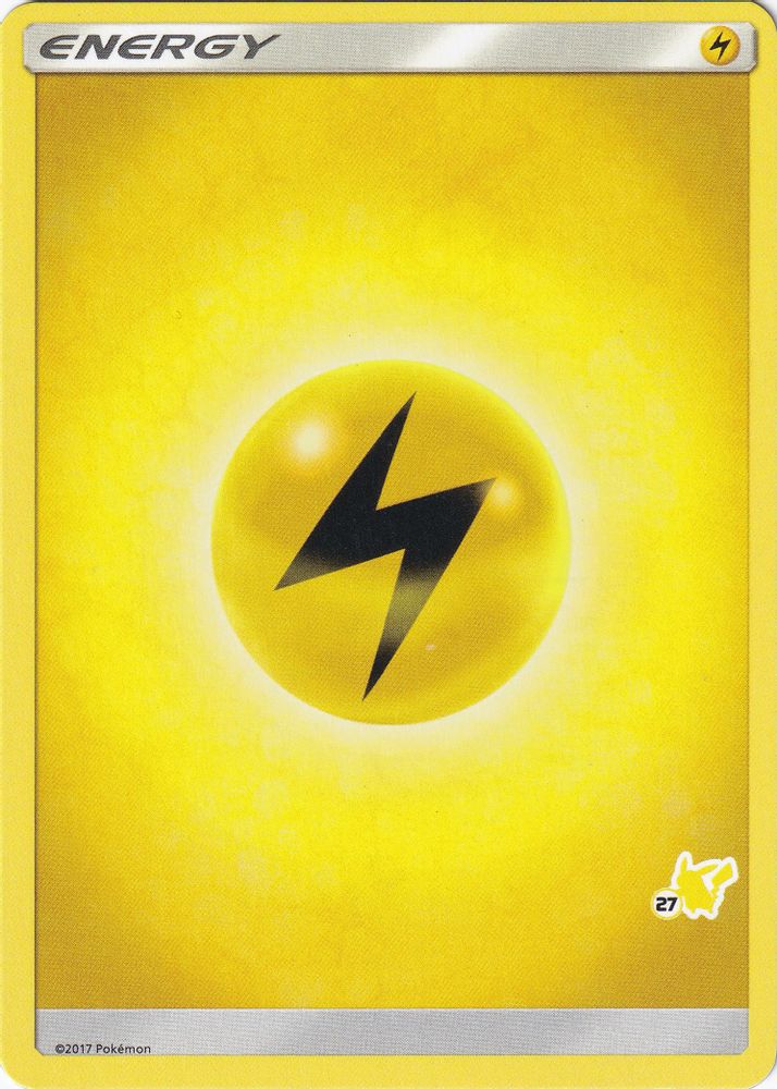 Lightning Energy (Pikachu Stamp #27) [Battle Academy 2020]