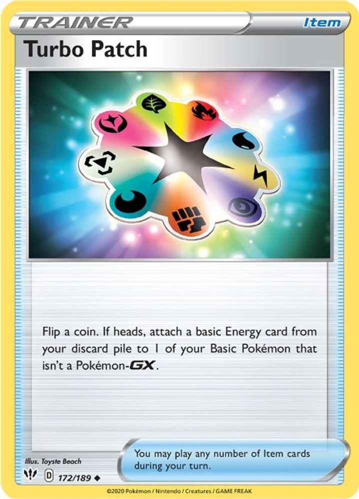 Turbo Patch (172/189) [Sword & Shield: Darkness Ablaze]
