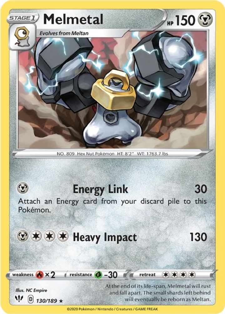 Melmetal (130/189) [Sword & Shield: Darkness Ablaze]
