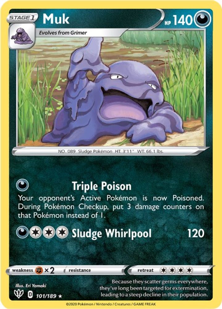 Muk (101/189) [Sword & Shield: Darkness Ablaze]