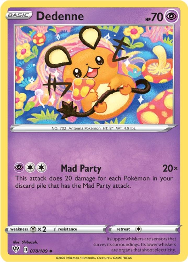 Dedenne (078/189) [Sword & Shield: Darkness Ablaze]