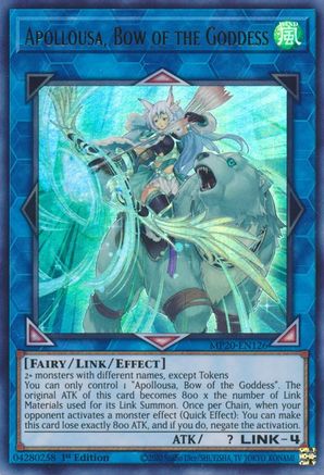 Apollousa, Bow of the Goddess [MP20-EN126] Ultra Rare