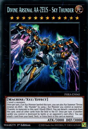 Divine Arsenal AA-ZEUS - Sky Thunder [PHRA-EN045] Secret Rare