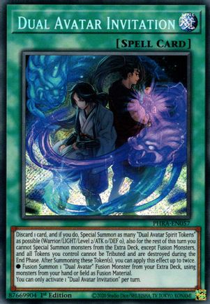 Dual Avatar Invitation [PHRA-EN057] Secret Rare