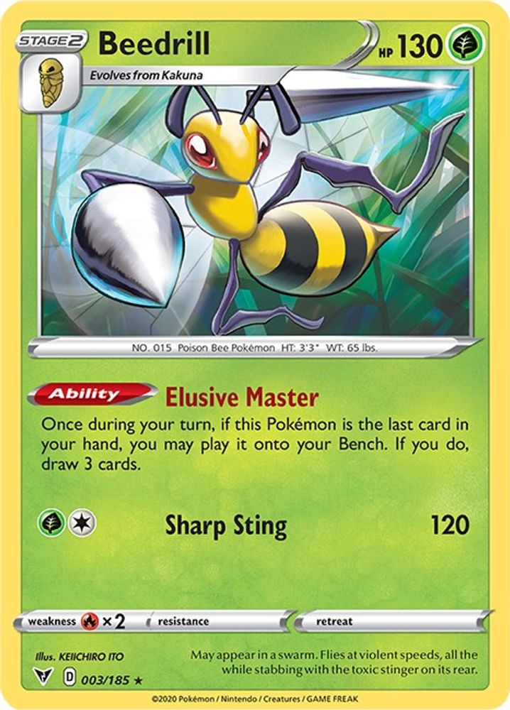 Beedrill (003/185) [Sword & Shield: Vivid Voltage]
