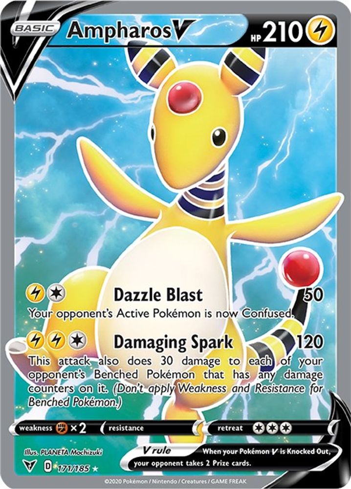 Ampharos V (171/185) [Sword & Shield: Vivid Voltage]