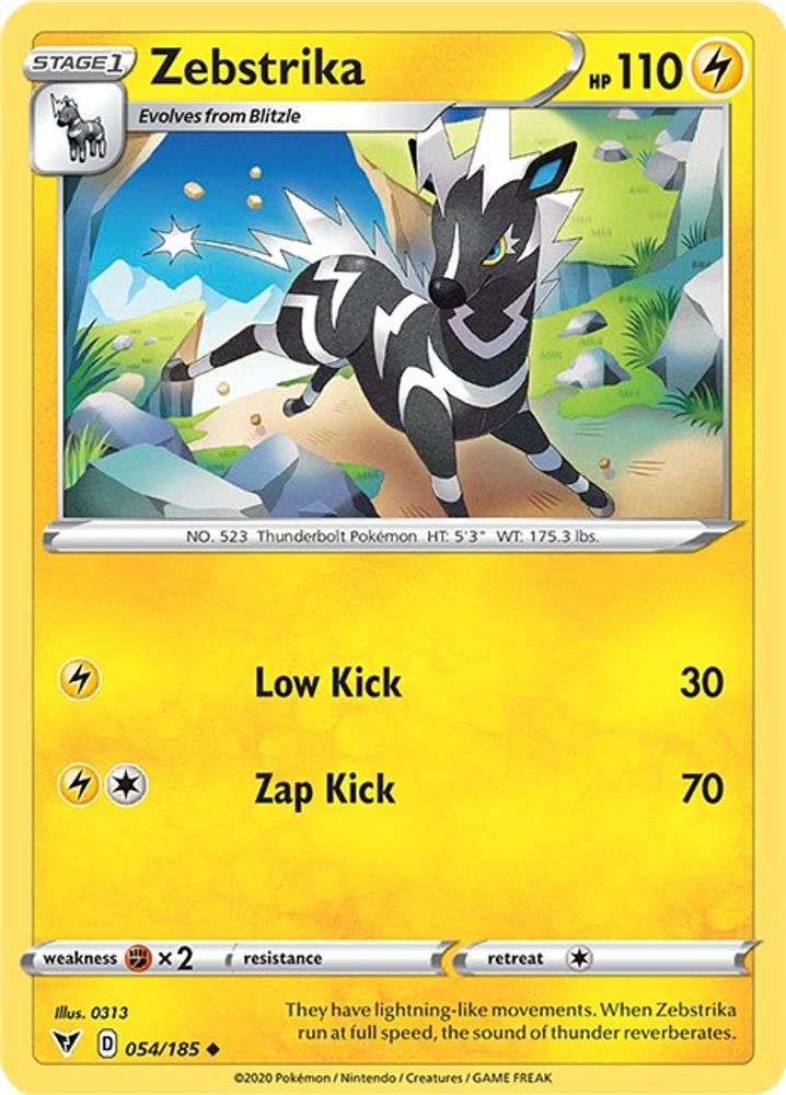 Zebstrika (054/185) [Sword & Shield: Vivid Voltage]