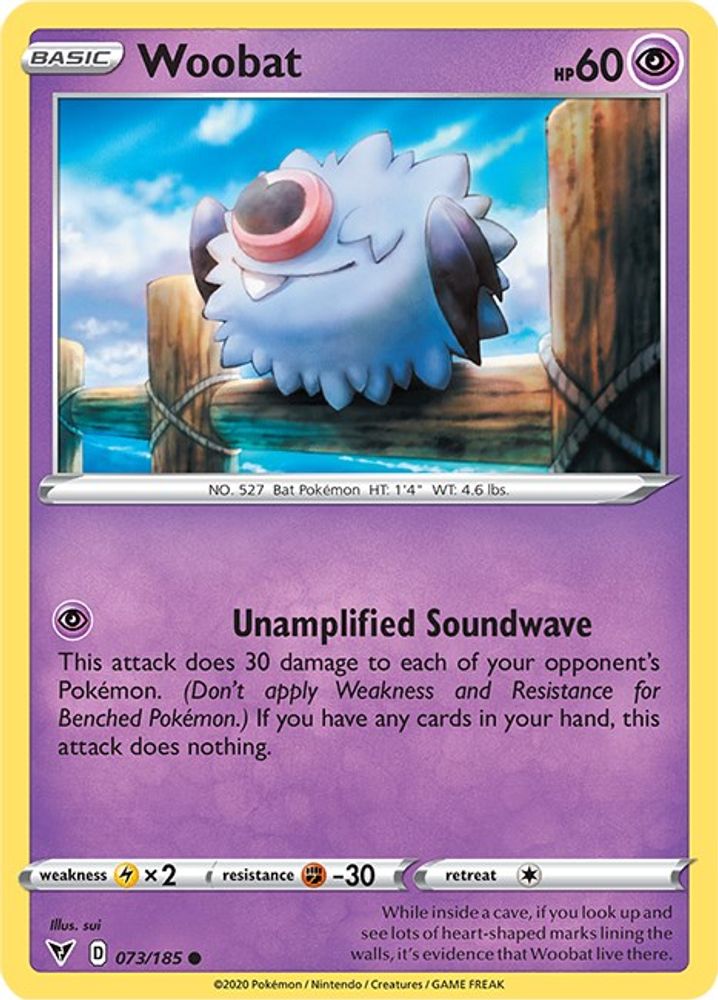 Woobat (073/185) [Sword & Shield: Vivid Voltage]