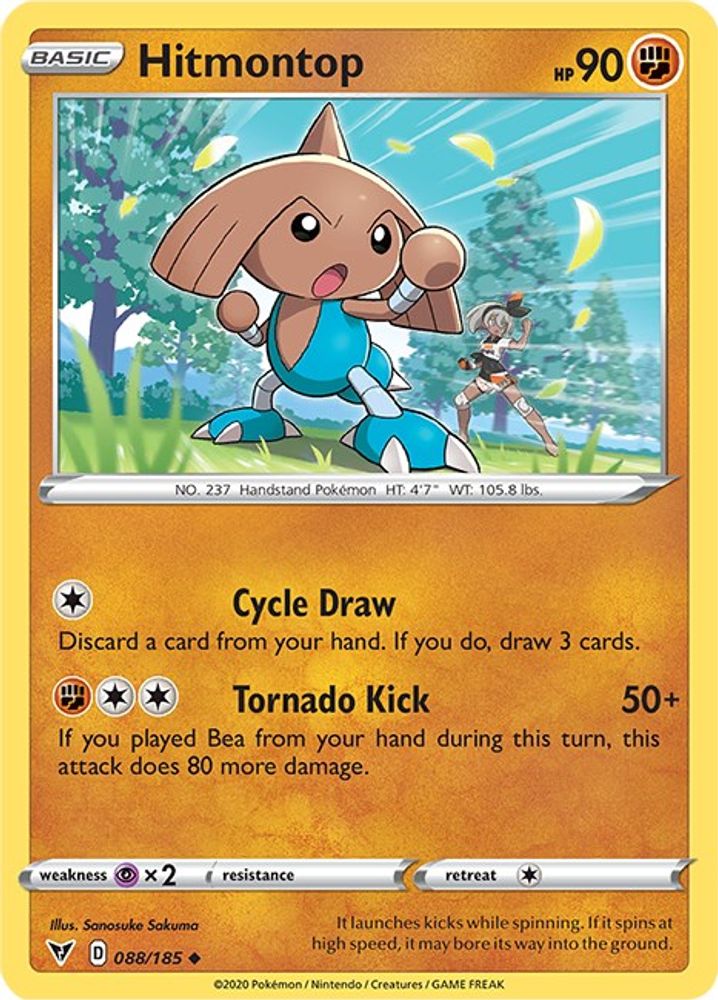 Hitmontop (088/185) [Sword & Shield: Vivid Voltage]