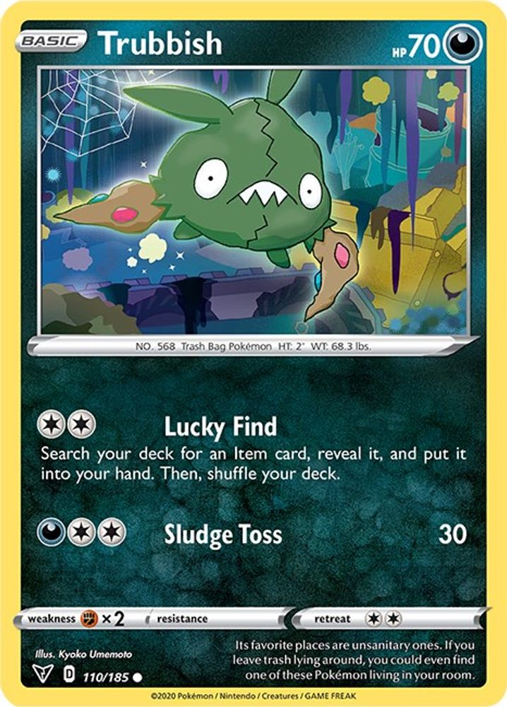 Trubbish (110/185) [Sword & Shield: Vivid Voltage]