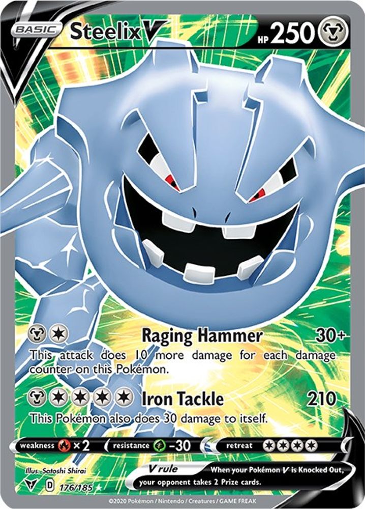 Steelix V (176/185) [Sword & Shield: Vivid Voltage]