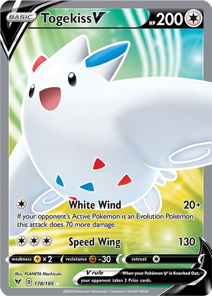 Togekiss V (178/185) [Sword & Shield: Vivid Voltage]