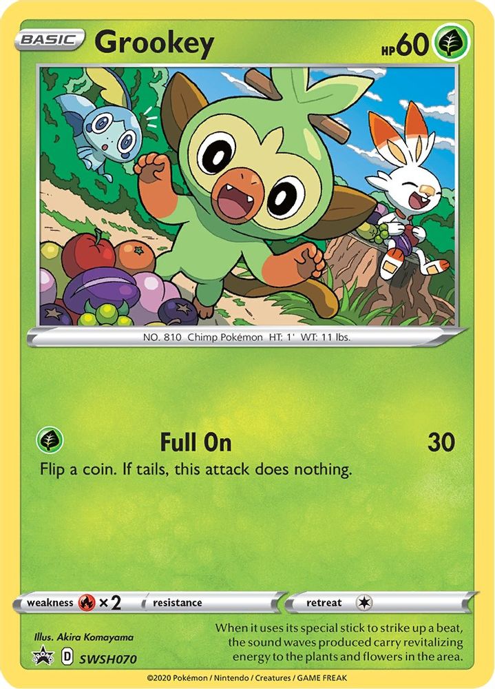 Grookey (SWSH070) [Sword & Shield: Black Star Promos]