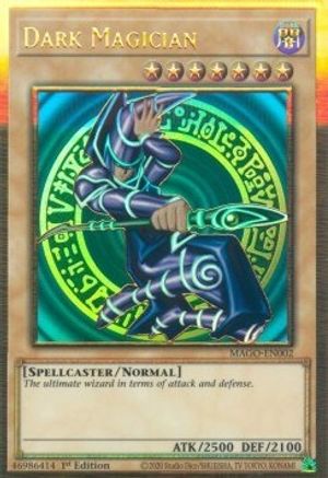 Dark Magician [MAGO-EN002] Gold Rare