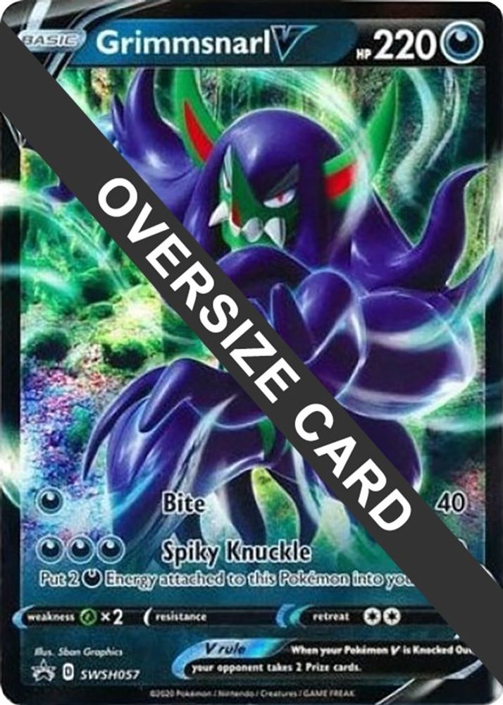 Grimmsnarl V (SWSH057) (Jumbo Card) [Sword & Shield: Black Star Promos]
