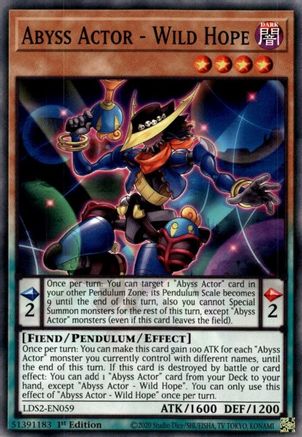 Abyss Actor - Wild Hope [LDS2-EN059] Common