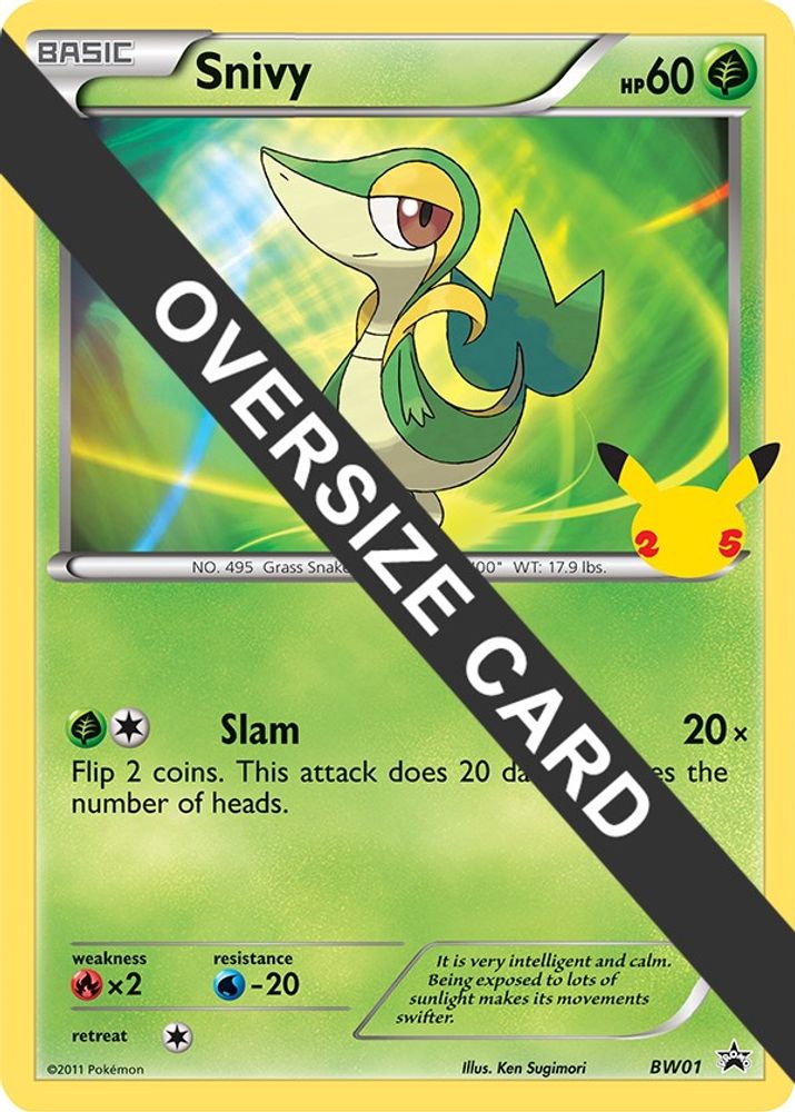 Snivy (BW01) (Jumbo Card) [First Partner Pack]