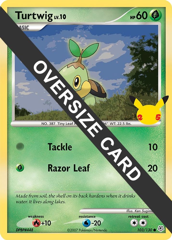 Turtwig (103/130) (Jumbo Card) [First Partner Pack]