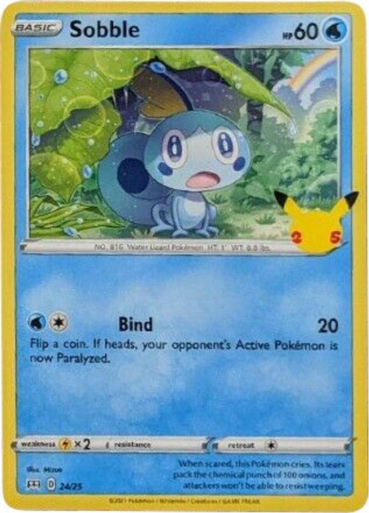 Sobble (24/25) [McDonald's 25th Anniversary]