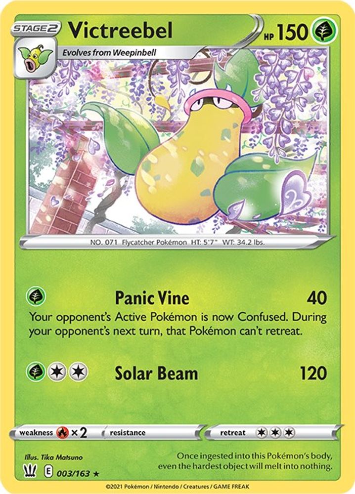 Victreebel (003/163) [Sword & Shield: Battle Styles]