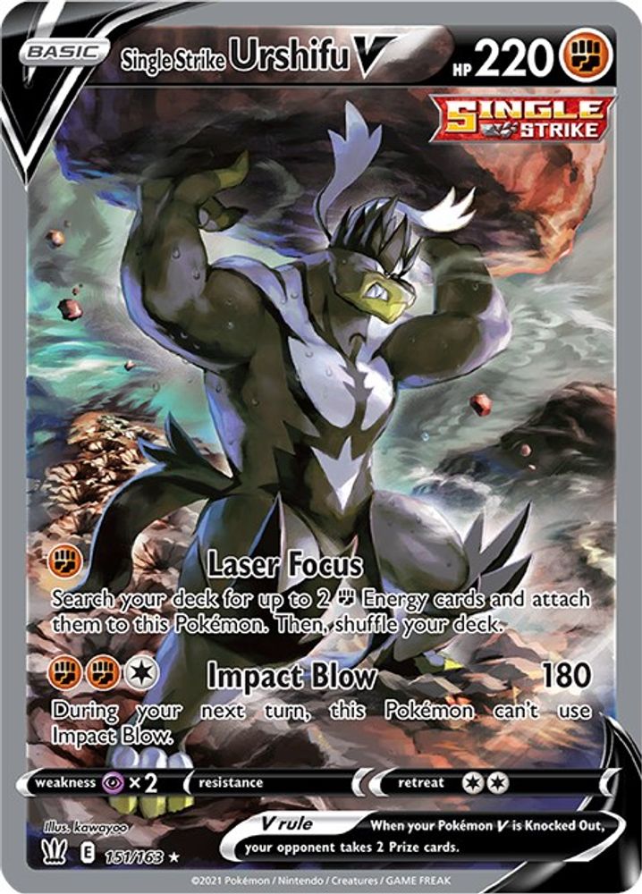 Single Strike Urshifu V (151/163) [Sword & Shield: Battle Styles]