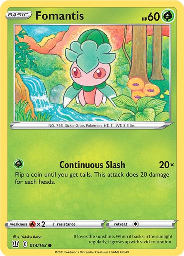 Fomantis (014/163) [Sword & Shield: Battle Styles]