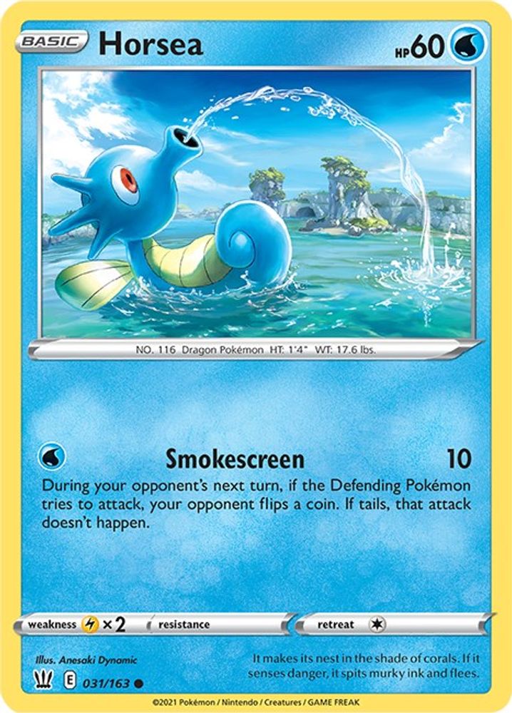 Horsea (031/163) [Sword & Shield: Battle Styles]