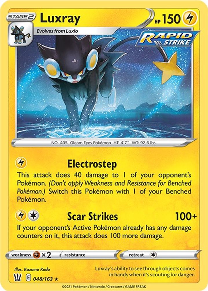 Luxray (048/163) [Sword & Shield: Battle Styles]