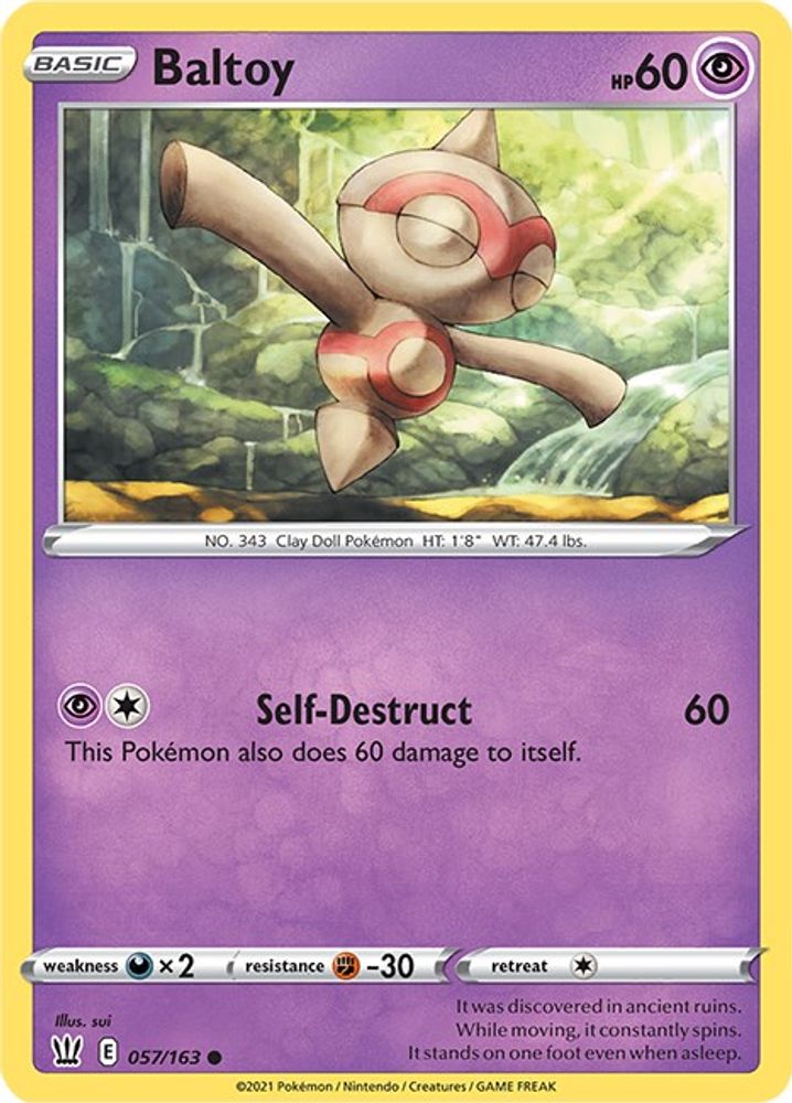 Baltoy (057/163) [Sword & Shield: Battle Styles]